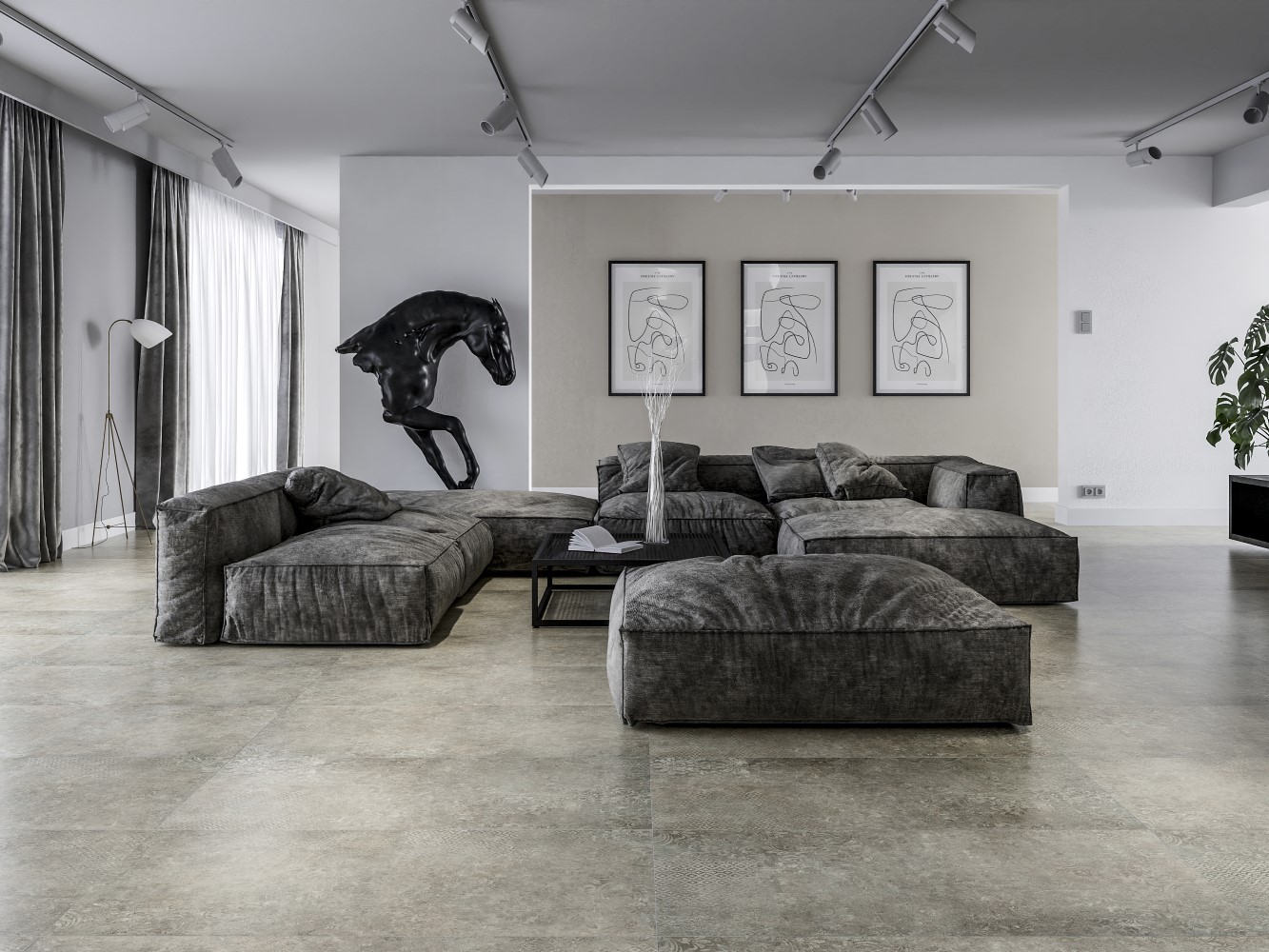 Керамогранит Ceramika Konskie SGR15-1 (Bohemy Natural Rett) 60x60