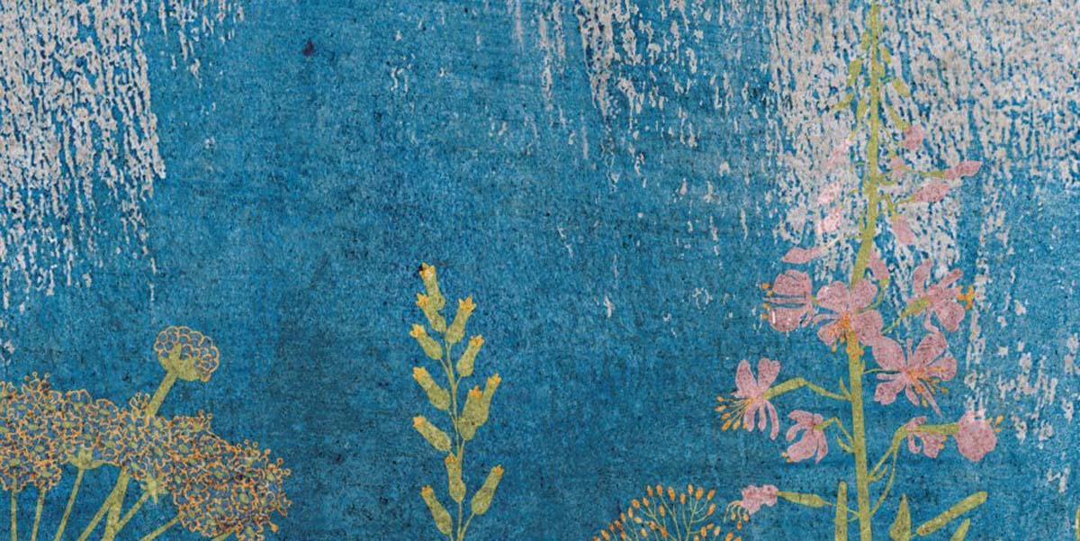 Керамическая плитка W&S D CP4 BOTANICAL BLUE B  120X240